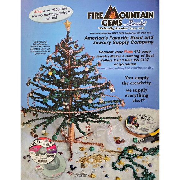 Beadwork Magazine December 2008 January 2009 - Picture 3 of 16